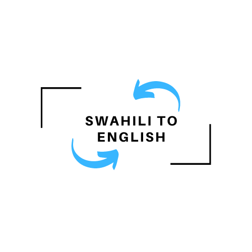 Free Swahili to English Translation